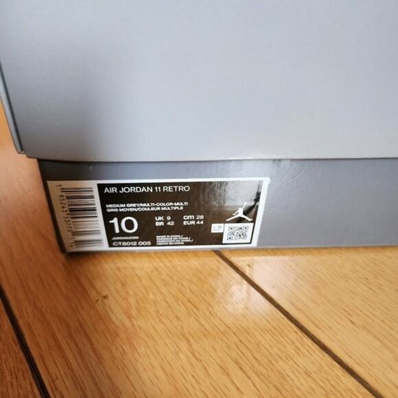 Air Jordan 11 Retro 'Cool Grey' 2021 Size 10 ct8012 005 - Picture 8 of 16